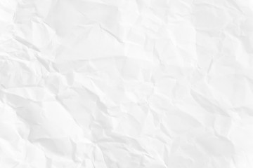 Obraz premium Paper texture Crumpled White.Top view.