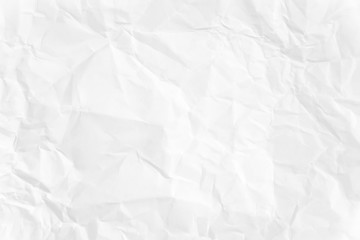 Paper texture Crumpled White.Top view.
