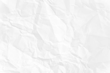 Paper texture Crumpled White.Top view.