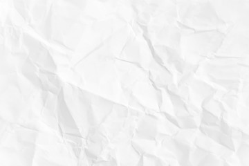 Paper texture Crumpled White.Top view.