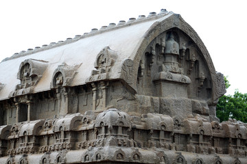 Mamallapuram was one of two major port cities by the 7th century within the Pallava kingdom. The town was named after Pallava king Narasimhavarman.