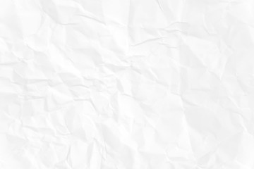 Paper texture Crumpled White.Top view.