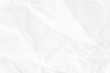 Paper texture Crumpled White.Top view.