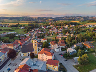Village in Austria (Waizenkirchen, Oberösterreich)