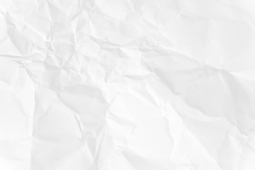 Fototapeta premium Paper texture Crumpled White.Top view.