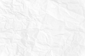 Paper texture Crumpled White.Top view.