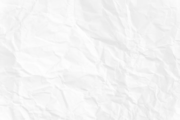 Paper texture Crumpled White.Top view.