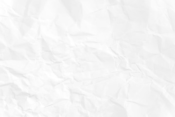 Paper texture Crumpled White.Top view.