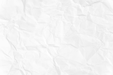 Paper texture Crumpled White.Top view.