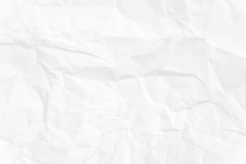 Paper texture Crumpled White.Top view.