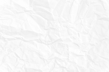 Paper texture Crumpled White.Top view.