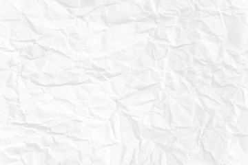 Paper texture Crumpled White.Top view.