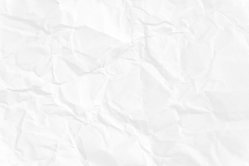 Paper texture Crumpled White.Top view.