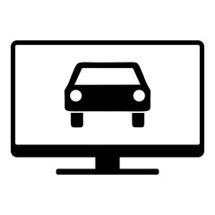 Auto und Monitor