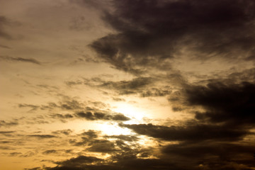 Orange Cloud Background Landscape