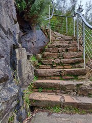 Stairway to the majestic MacKenzie falls.