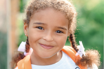 Portrait of a lovely little girl.