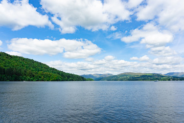 Fototapeta na wymiar Landscape of Lake Windermere at Lake district national park in United Kingdom