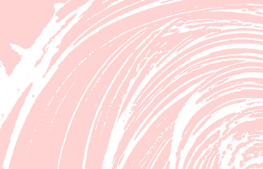 Grunge texture. Distress pink rough trace. Fabulou