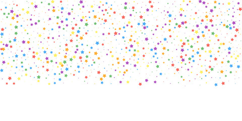 Festive confetti. Celebration stars. Joyous stars 