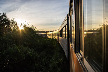 Fototapeta na wymiar Curitiba trip and trains