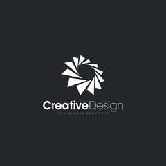 Letter O logo Abstract Machine Logo