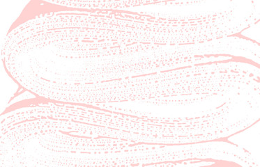 Grunge texture. Distress pink rough trace. Fancy b