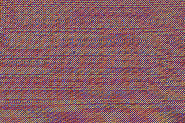 Fototapeta premium The background of the cloth fabric with smooth lines. Texture of rough red fabric surface with yellow fabric with seam in line.