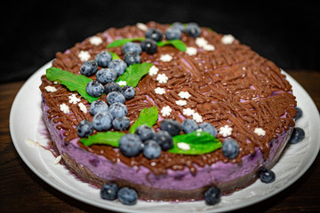 blueberry cheesecake