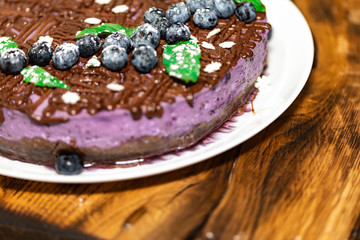 blueberry cheesecake