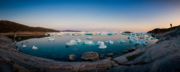 Greenland snow and ice paradise