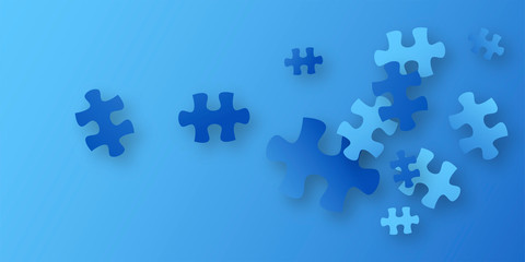 Obraz premium grafica, concetto, puzzle, 