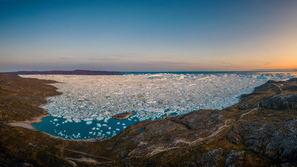Greenland snow and ice paradise