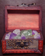 Various crystal-semi-precious minerals