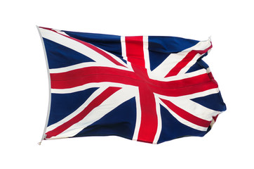 British UK flag Union Jack isolated