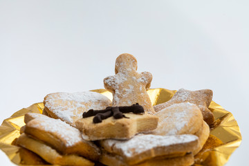 Vanilla and sugar Christmas cookies
