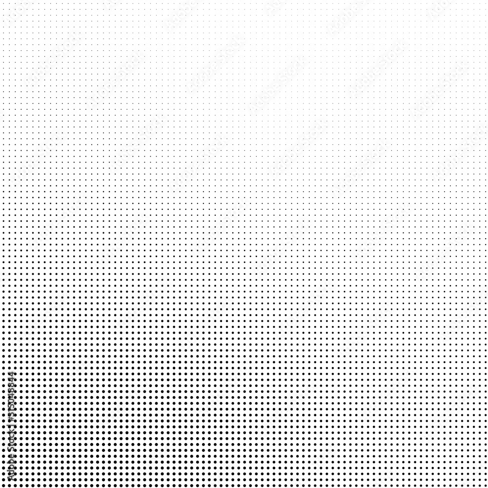 Poster abstract halftone background in black and white. dotted vector pattern