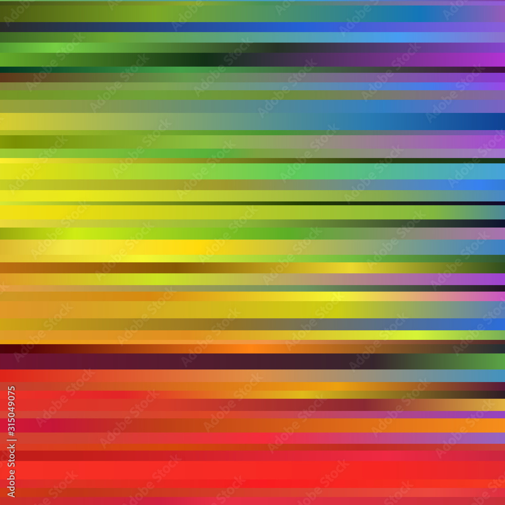 Poster rainbow spectrum background of blurred horizontal stripes. abstract vector backdrop