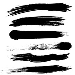 アナログタッチ素材：筆の質感　墨　インク　筆模様　波模様　
