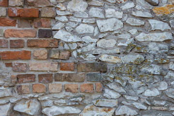 Wall of natural stone. Background for 3d 