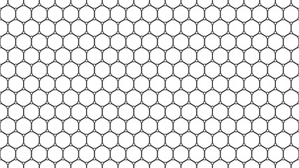 Techno hexagram seamless pattern. Vector eps10
