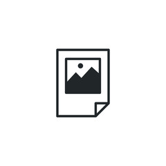 flyer icon template color editable. brochure symbol vector sign isolated on white background illustration for graphic and web design.