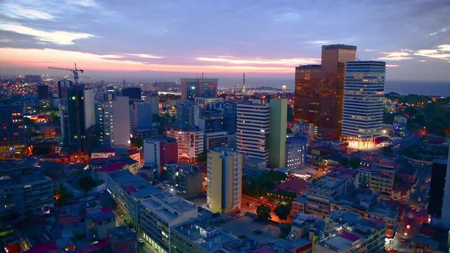 Luanda 4, Capital of Angola, twilight