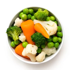 Afwasbaar fotobehang Mixed vegetables in bowl. © Moving Moment