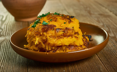 Butternut Squash Chili Pepper Latkes