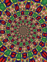 Colorful digital graphic kaleidoscope symmetry mandala style in laser light sunray trial pattern, Tie Dye , spiderweb art abstract background for art projects, banner, business,   card, 3D, template