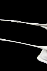 Fototapeta premium Close up of toothpaste foam