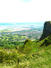 Fototapeta na wymiar Belfast Cave Hill Landscape