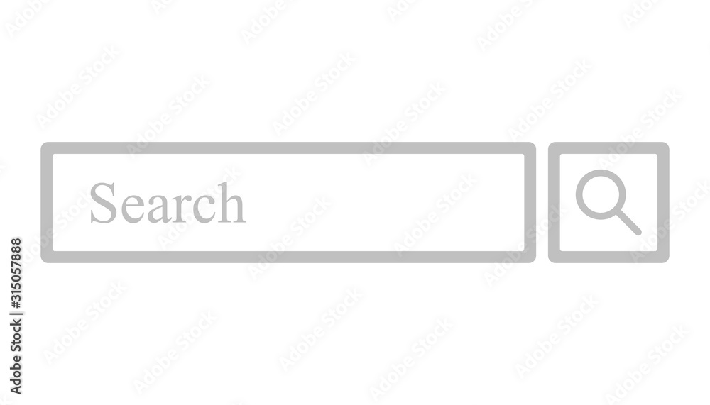 Poster search bar. set of search bar. template search ui