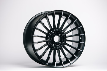 Сar metal disc rim isolated on white background